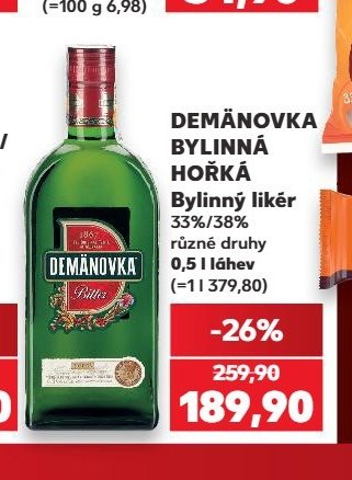 Demänovka bylinná hořká