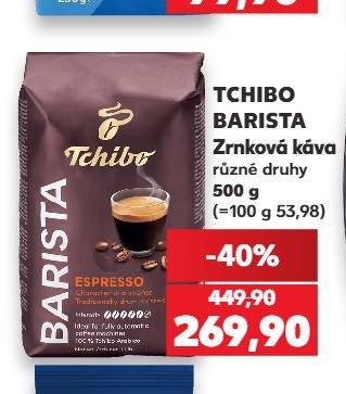 TCHIBO BARISTA zrnková káva
