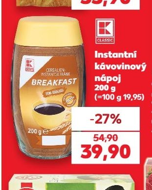 Instantní kávovinový nápoj