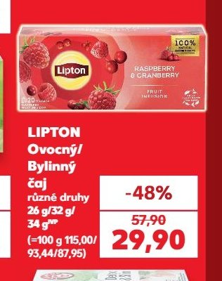 LIPTON Ovocný/Bylinný čaj