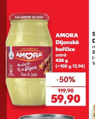 AMORA Dijonská hořčice