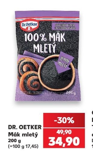 DR. OETKER Mák mletý 200 g