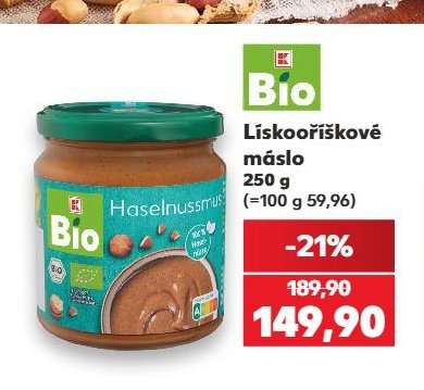 K-Bio Lískooříškové máslo