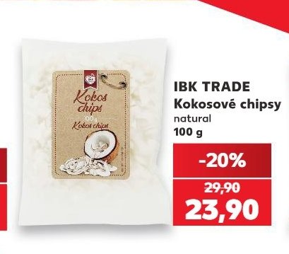 IBK TRADE Kokosové chipsy natural 100 g