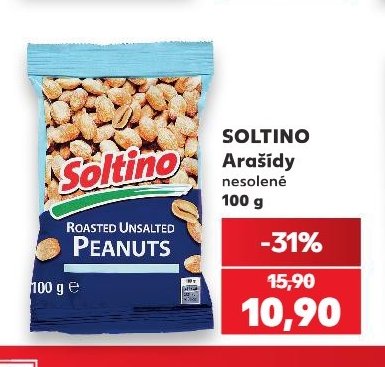 SOLTINO Arašídy nesolené 100 g