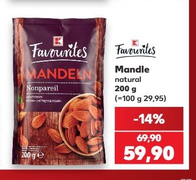 Favourites Mandle natural 200 g
