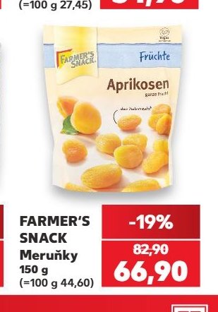 FARMER'S SNACK Meruňky