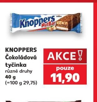 Knoppers čokoládová tyčinka