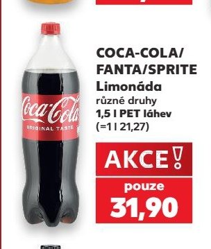 COCA-COLA/FANTA/SPRITE Limonáda