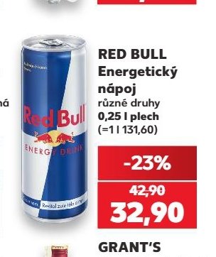 RED BULL Energetický nápoj