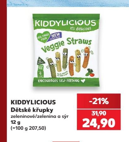 KIDDYLICIOUS Dětské křupky