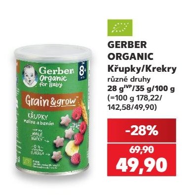 GERBER ORGANIC Křupky/Krekry