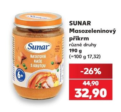 SUNAR Masozeleninový příkrm