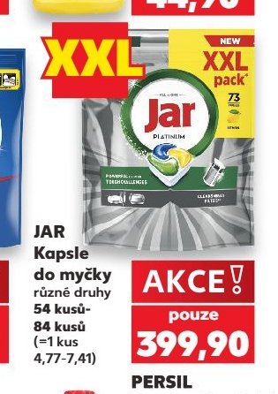 JAR Kapsle do myčky