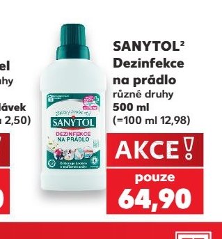 SANYTOL Dezinfekce na prádlo