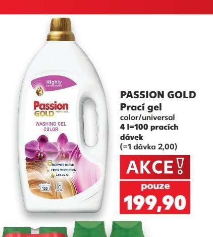 Passion Gold Prací gel