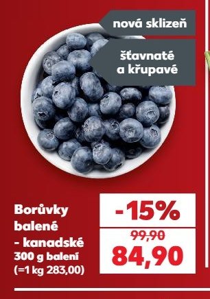 Borůvky balené