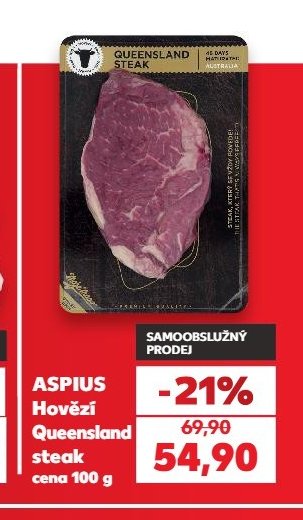 ASPIUS Hovězí Queensland steak