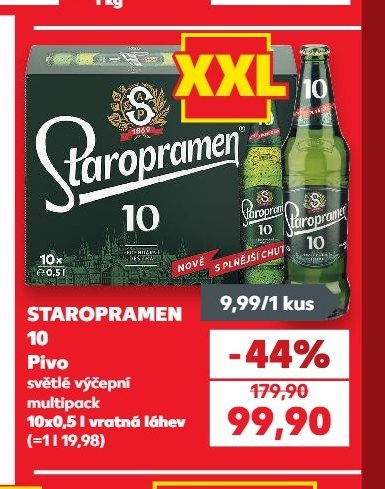 Staropramen 10 Pivo světlé výčepní
