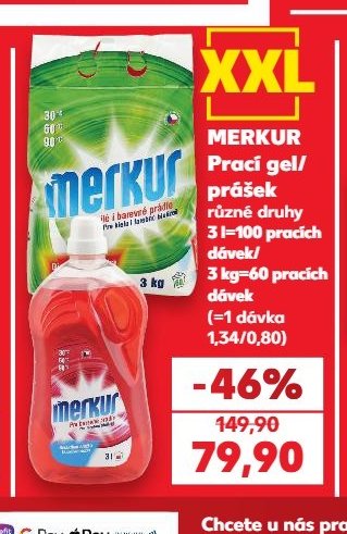 Merkur Prací gel/prášek