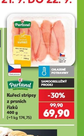 Kuřecí stripsy z prsních řízků