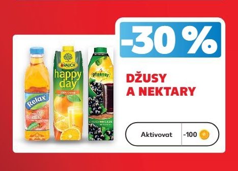 Džusy a nektary