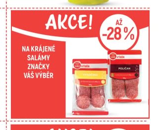 Na krájené salámy značky Váš Výběr