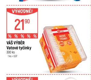 Váš Výběr Vatové tyčinky