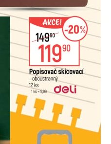 Popisovač skicovací deli