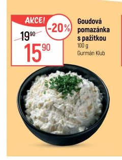 Goudová pomazánka s pažitkou