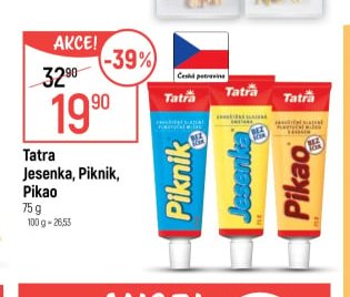 Tatra Jesenka, Piknik, Pikao