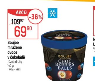 Boujee mražené ovoce v čokoládě
