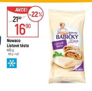 Nowaco Listové těsto