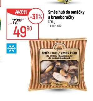 Směs hub do omáčky a bramboračky