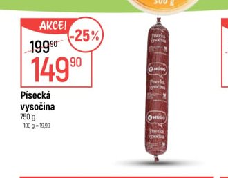 Pisecká vysočina 750 g