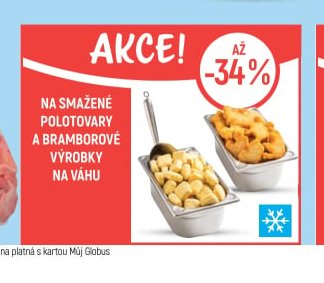 Na smažené polotovary a bramborové výrobky na váhu