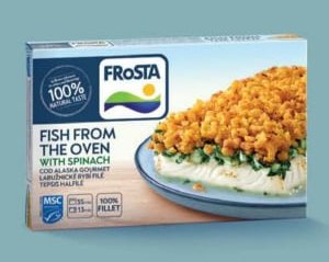 Frosta Fish from the Oven with Spinach