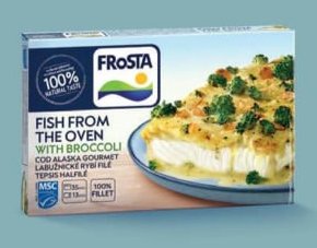 Frosta Fish from the Oven with Broccoli