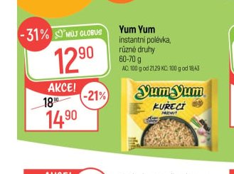 Yum Yum instantní polévka