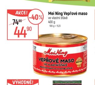 Mei Ning Vepřové maso