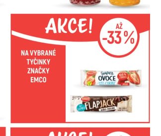Na vybrané tyčinky značky Emco