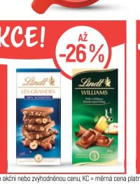 Lindt čokolády