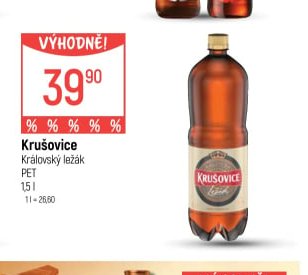 Krušovice Královský ležák PET