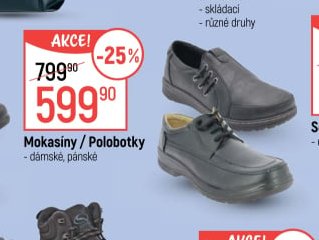 Mokasíny / Polobotky dámská, pánská