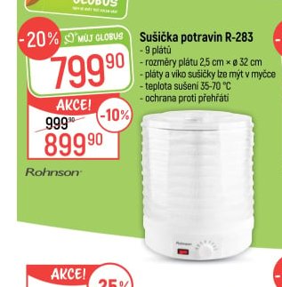 Sušička potravin R-283