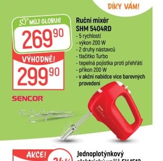 Ruční mixér SHM 5404RD