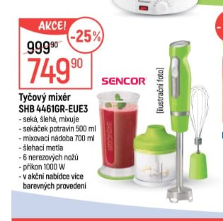 Tyčový mixér SHB 4461GR-EUE3