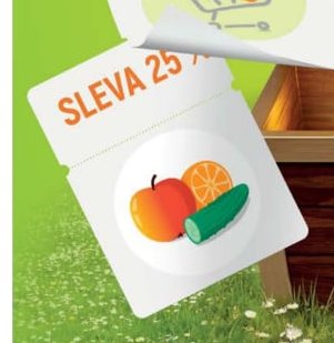 Sleva 25 % (ovoce a zelenina)
