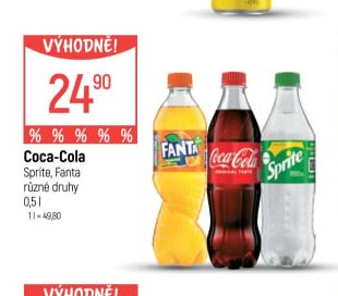 Coca-Cola, Sprite, Fanta