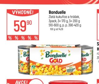 Bonduelle Zlatá kukuřice a hrášek